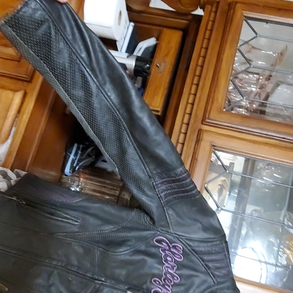 Harley davidson leather jacket and chaps all brand - Picture 4 of 8